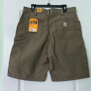 Carhartt Loose Fit Canvas Utility Work Shorts size 36 inseam 10” NWT